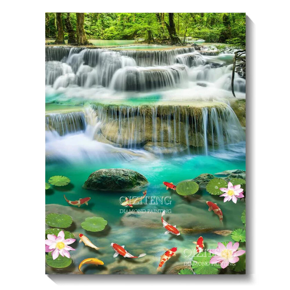 5D Forest Landscape Diamond Painting Kit