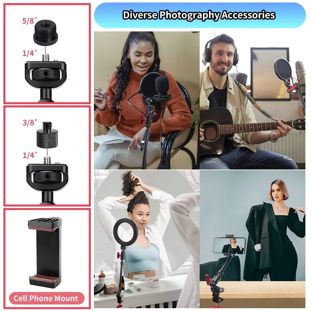 22-Inch Articulating Camera Arm with Clamp