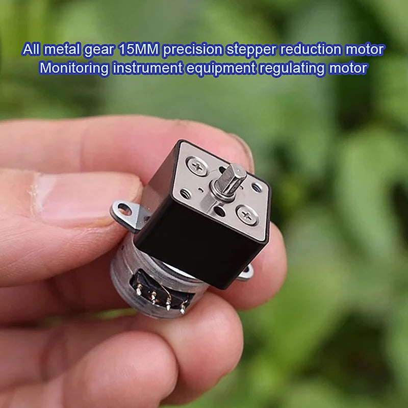 15 mm tofase girmotor med trinnvis drift, fire ledninger