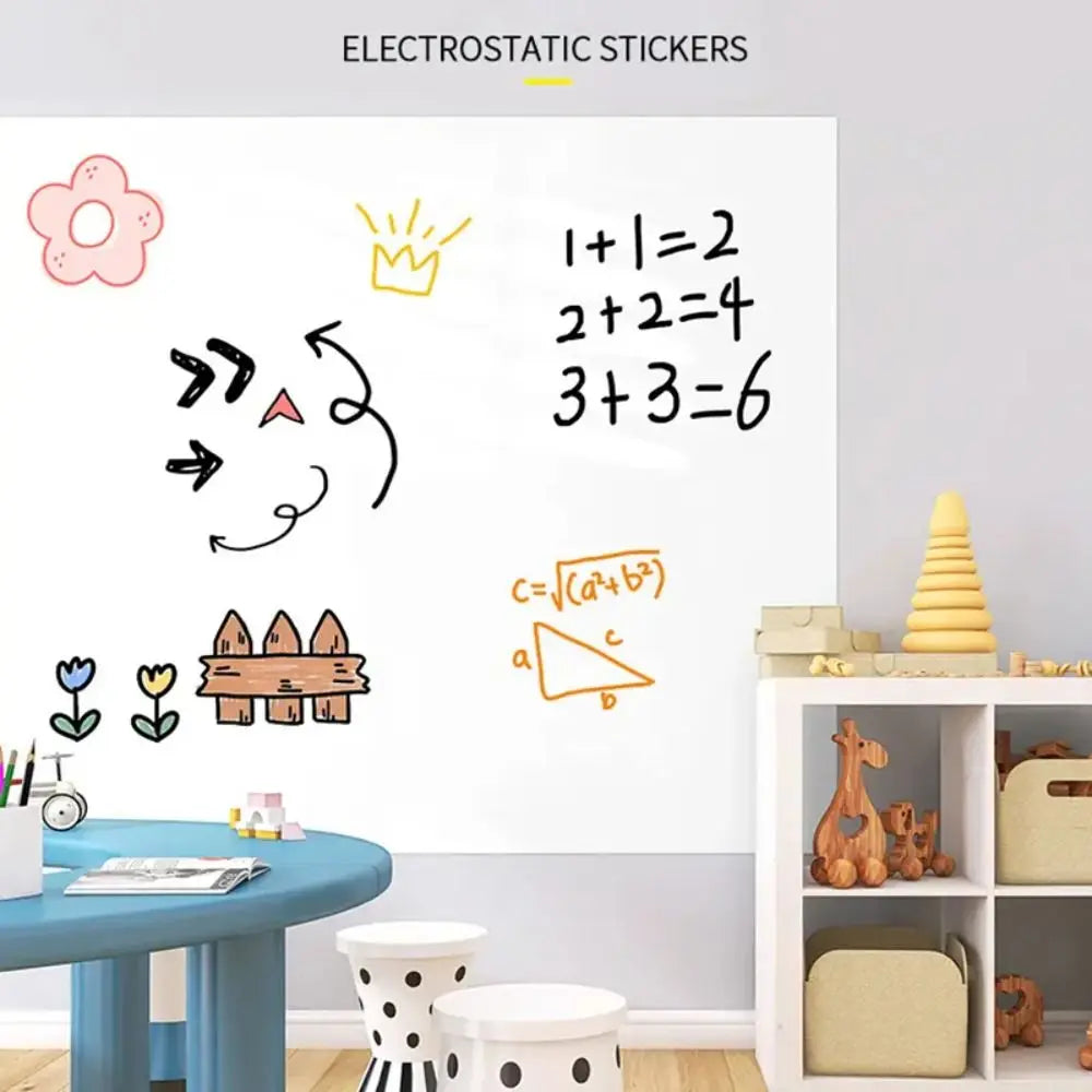 Static-Cling Whiteboard Sheet, 45/60cm × 2m