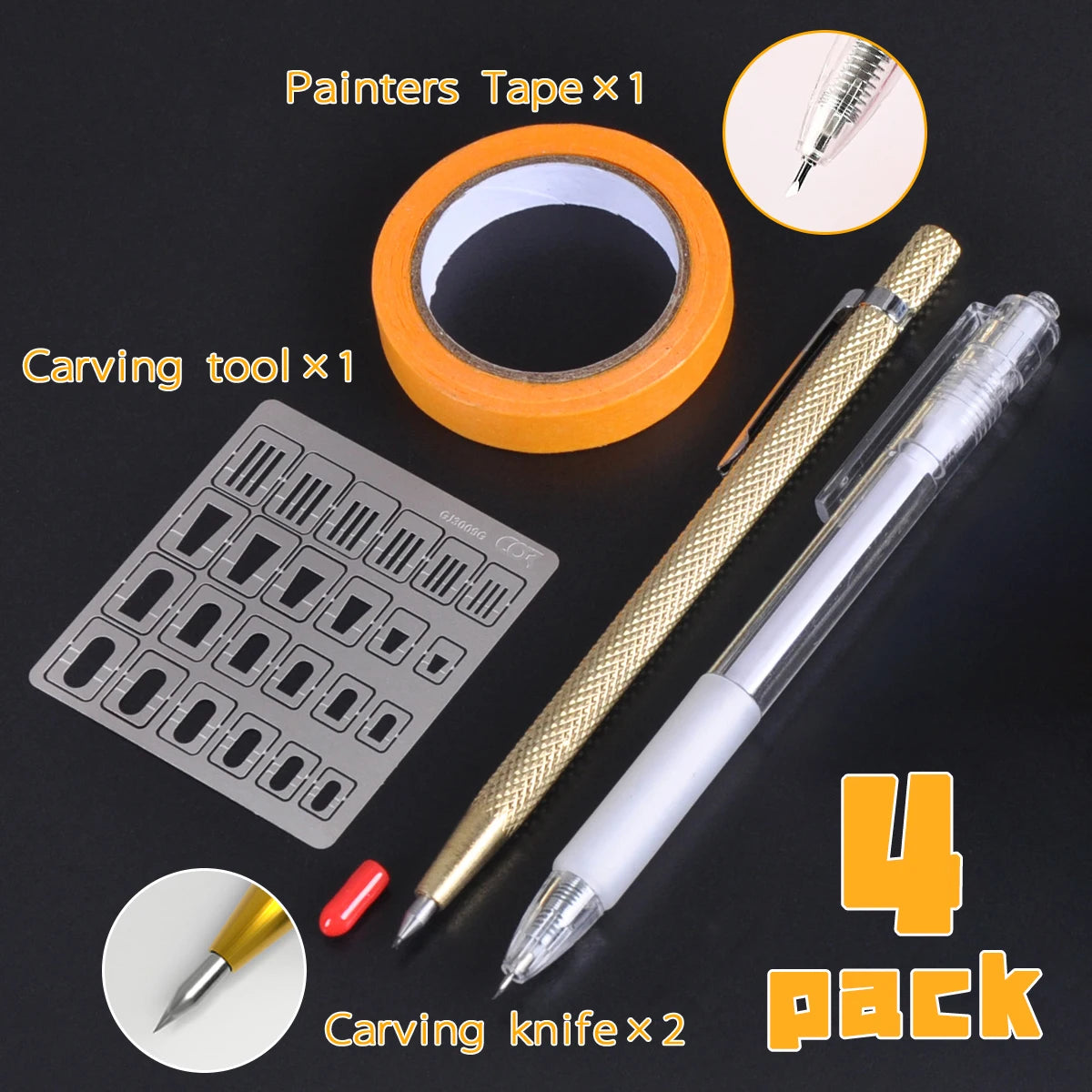 Scale Model Scribing and Engraving Template