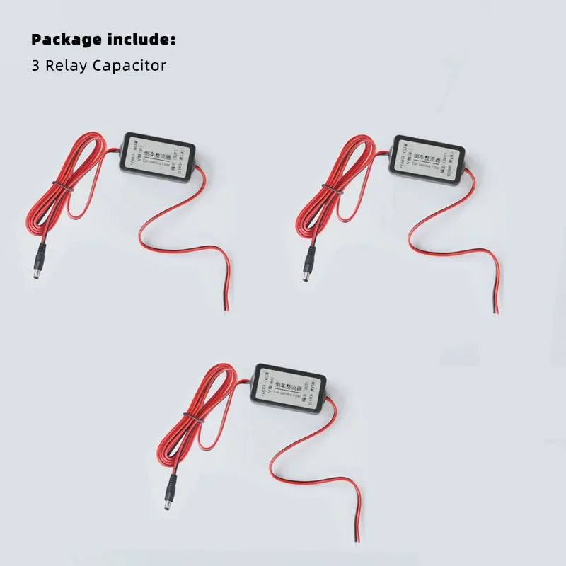 12V DC Power Relay Filter Rectifier for Rear View Camera