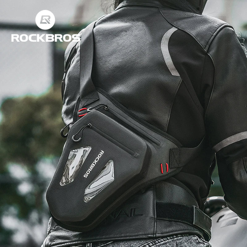 Motorrad Reflektierende Beintasche Verstellbarer Taillen- & Umhängegurt