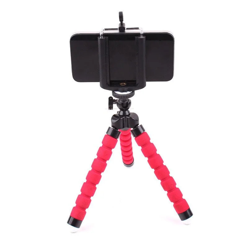 Flexible Mini Phone Tripod with Clip & Ball Head