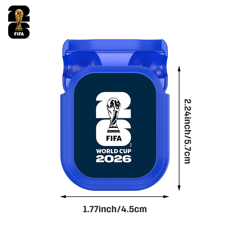 FIFA-F26E01 TWS Wireless Earbuds Bluetooth 6.0 ENC Noise Cancelling 42H Battery IPX5 Waterproof 30ms Low Latency HiFi Stereo Gaming Headphones with Mic