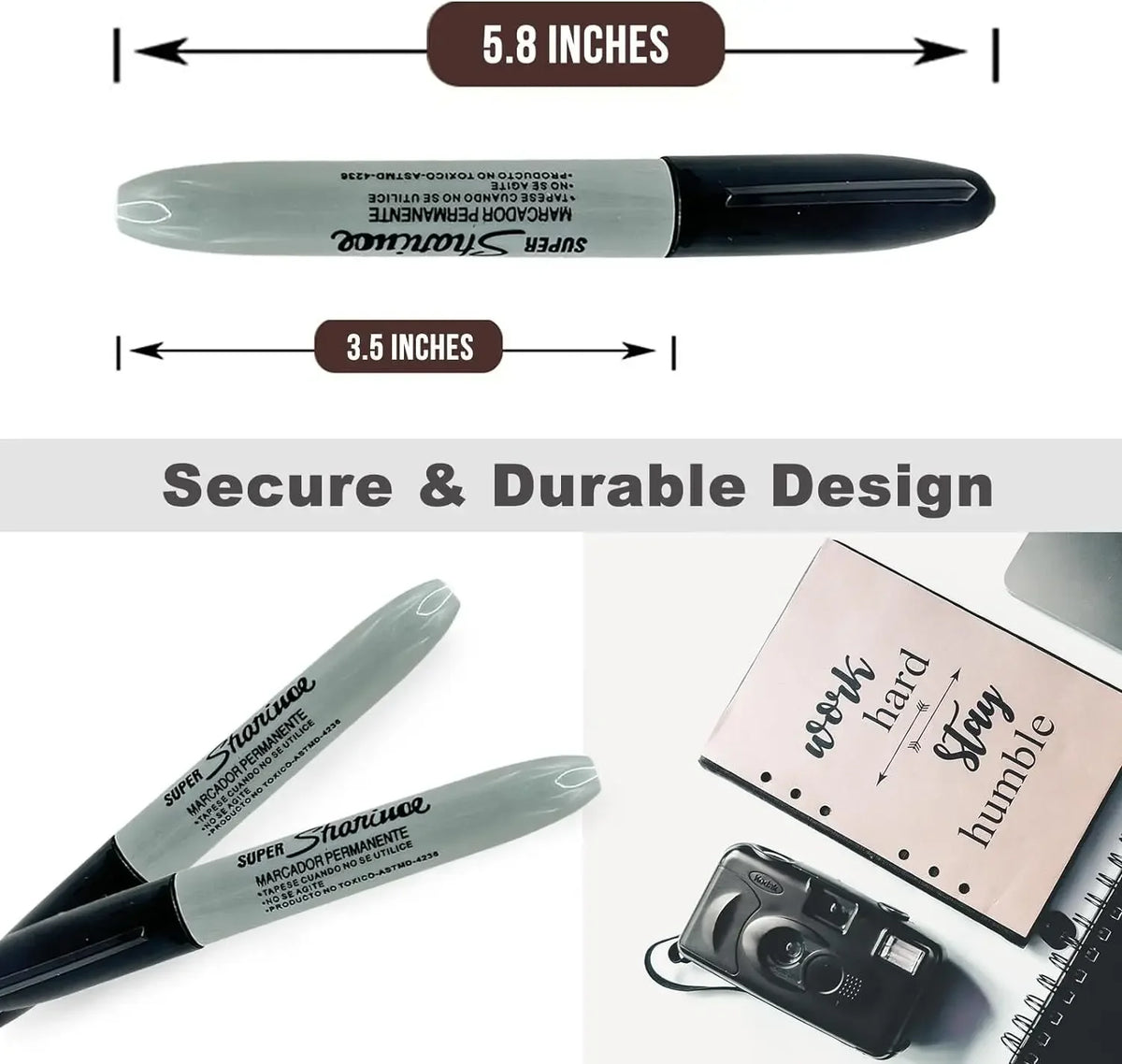 Multi-Function Hidden Compartment Marker Pen