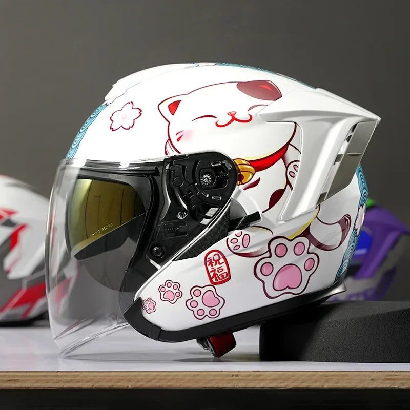 Ryzen RO-5 Unisex Half Motorcycle Helmet