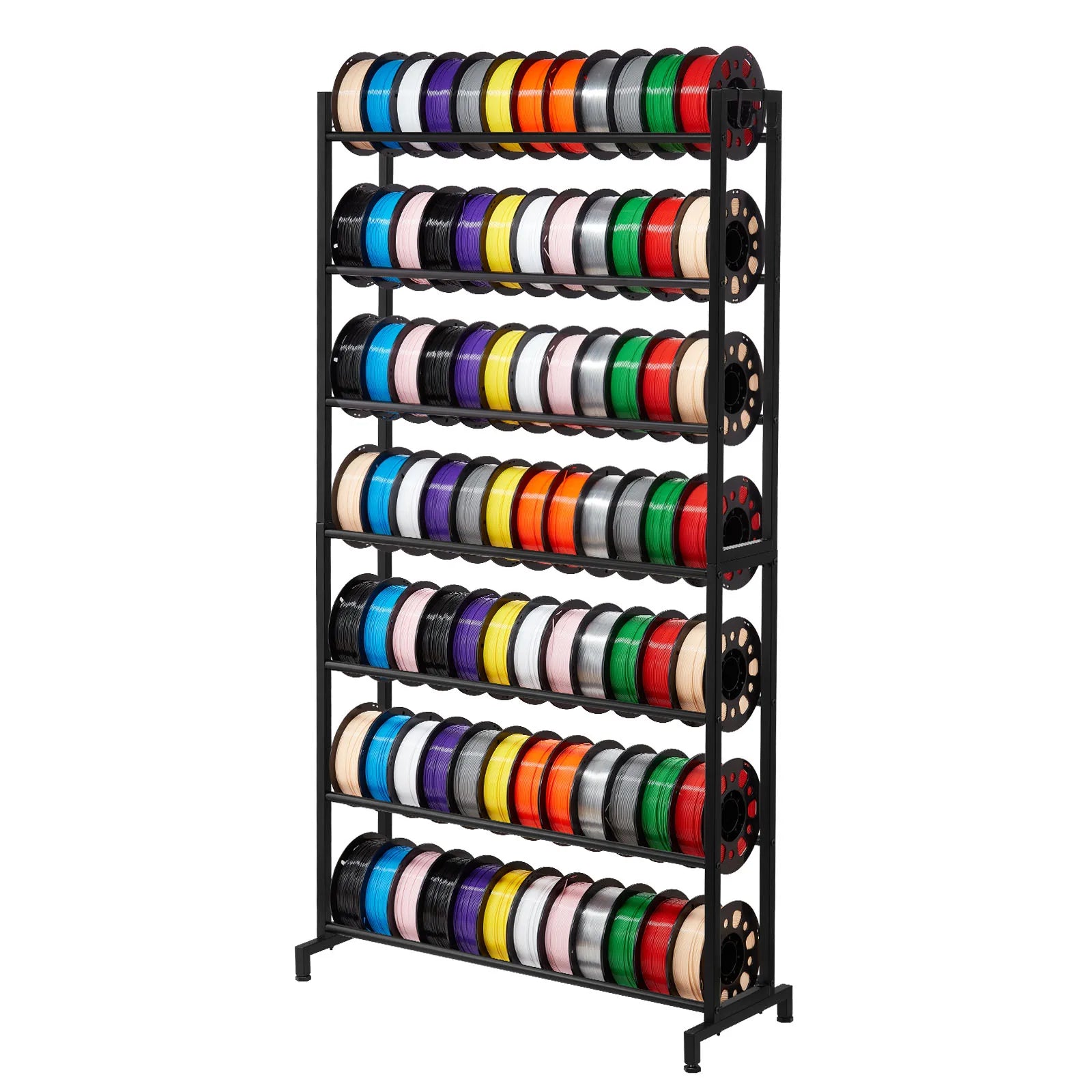 SucceBuy 5/7 Tier 3D Printer Filament Storage Rack Filament Spool Holders Storage Shelves for Home Office 3D Printing Studio
