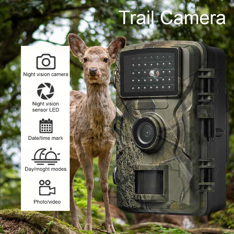 16MP 1080P Trail Camera with 940nm Night Vision and 32G Storage