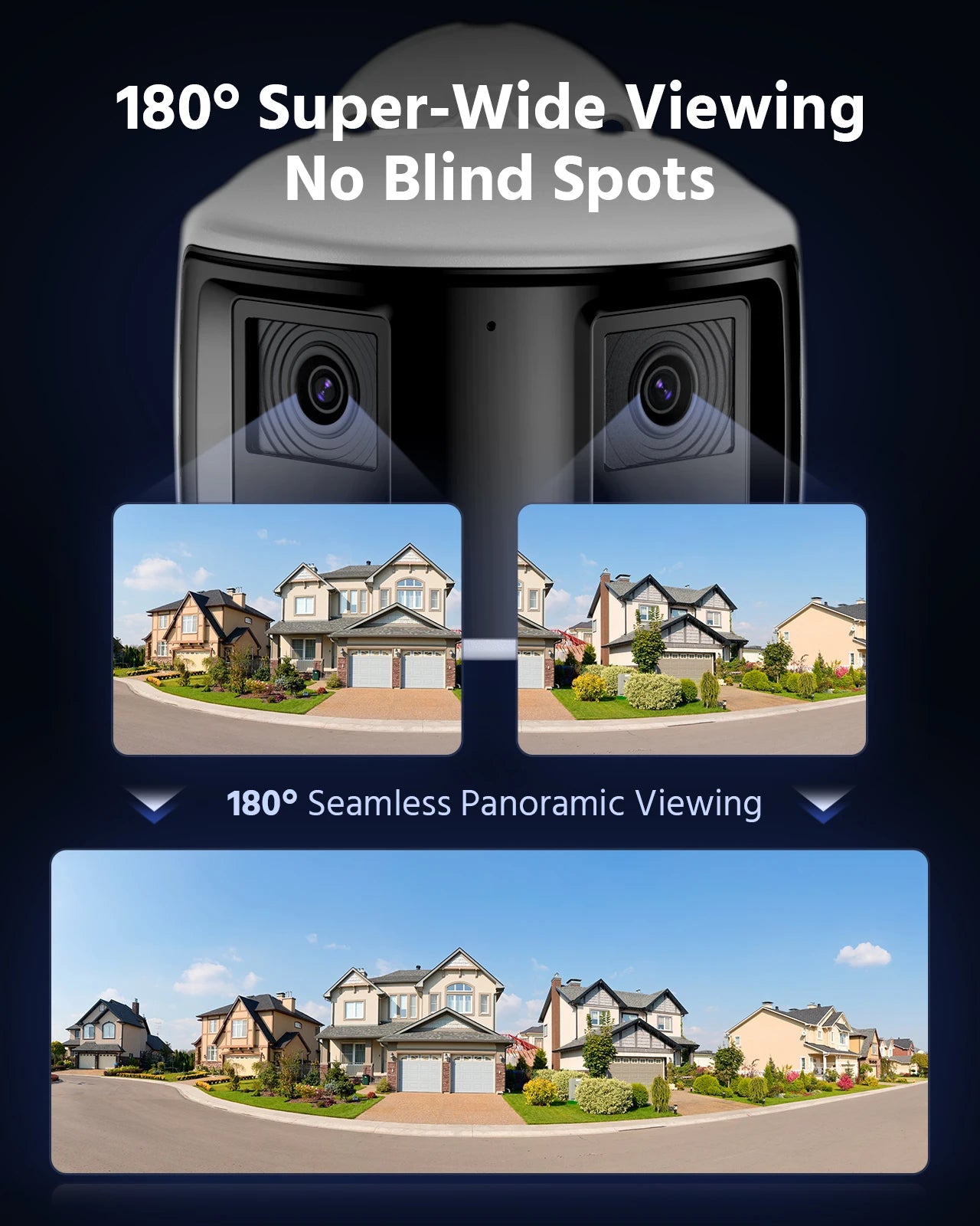 ANNKE 3K Dual-Lens 180° Wired Security Camera with Full Color Night Vision
