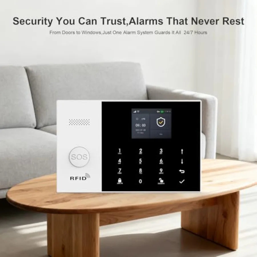 Wireless Alarm System for Home and Apartment Security