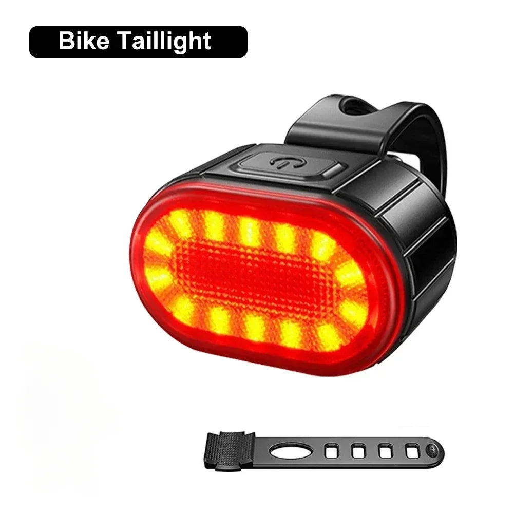 USB Rechargeable Front and Rear Bicycle Lights
