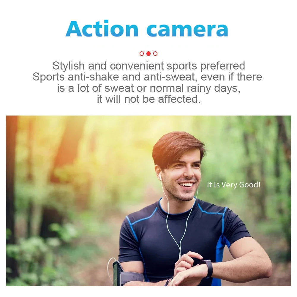 256GB Mini Camera Watch Audio Video Recording Bracelet USB Flash Driver Dictaphone Noise Reduce Sound Recording Wristband