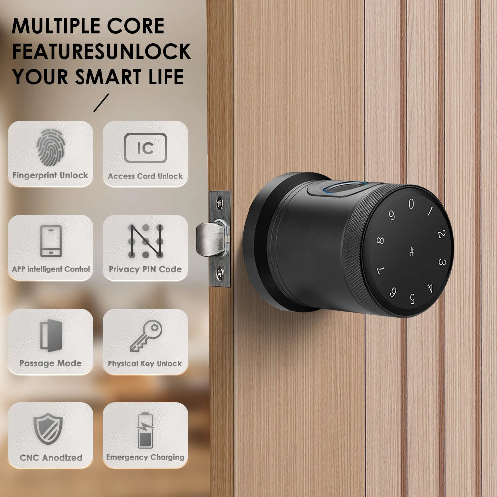 Smart Door Lock 5-in-1 Keyless Entry Deadbolt