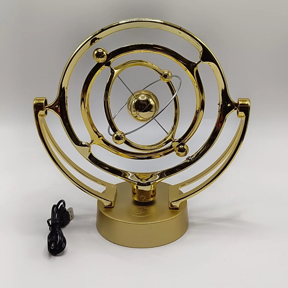 USB or Battery-Powered Kinetic Orbit Desk Ornament