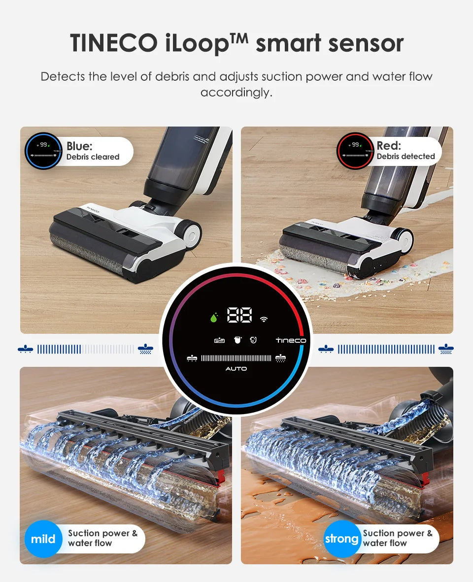 Tineco Floor One S5 Combo Υγρό Στεγνό Ηλεκτρική Σκούπα