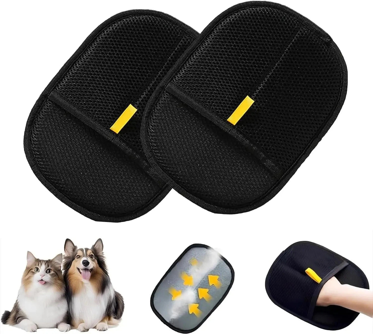 Deshedding Grooming Glove for Dogs, Cats and Rabbits