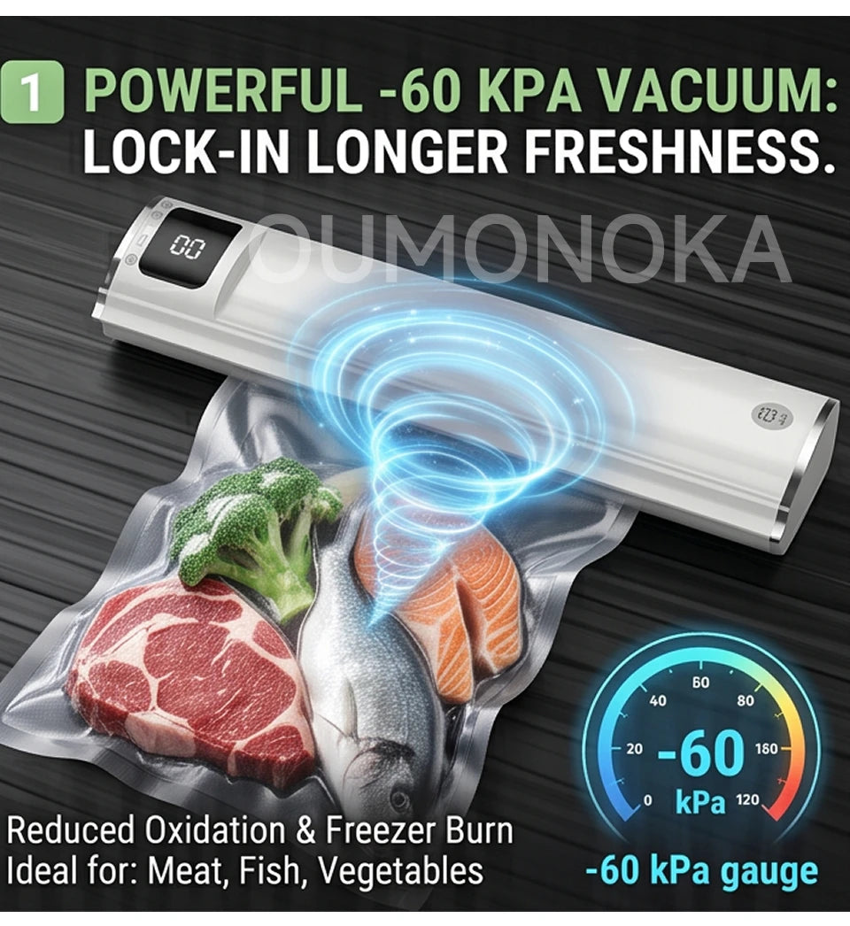 Vacuum Food Sealer - Plug Options