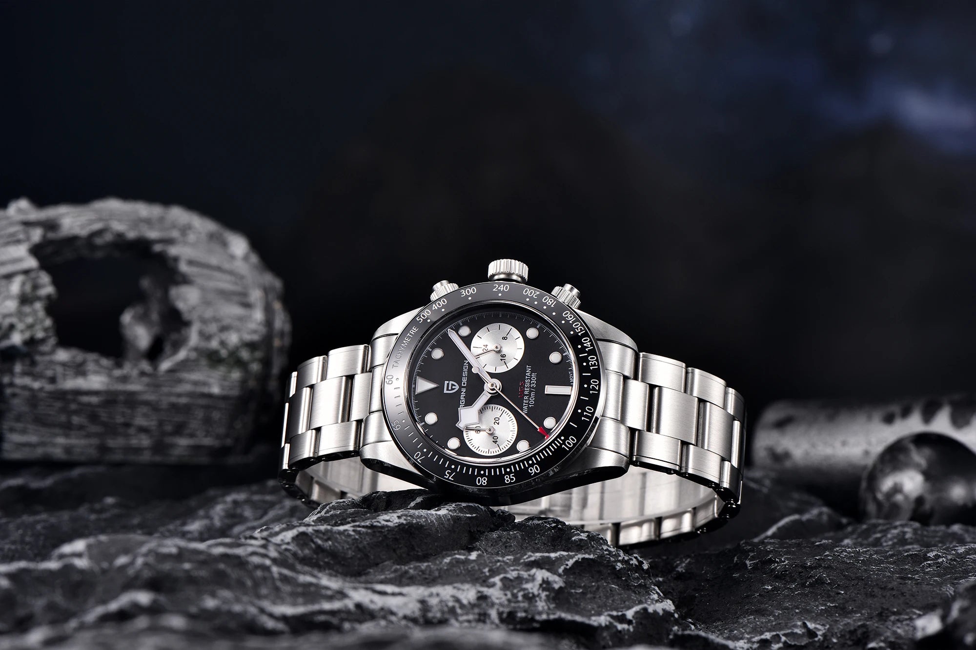 Pagani Design BB Panda Chronograph Men's Watch 100M Waterproof