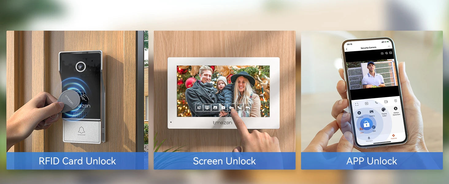 Smart Video Intercom 7" 1080P Screen