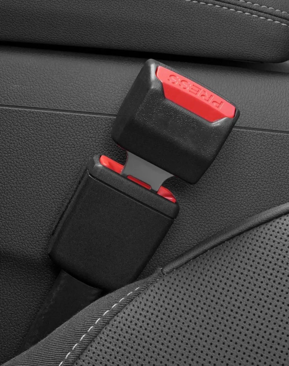 4 Stück Auto-Sitzgurtschnalle Verlängerung Sicherheits-Sitzgurt Verriegelung Schnalle Stecker Dicke Einlage Steckverlängerung Sicherheits-Sitzgurt Zubehör