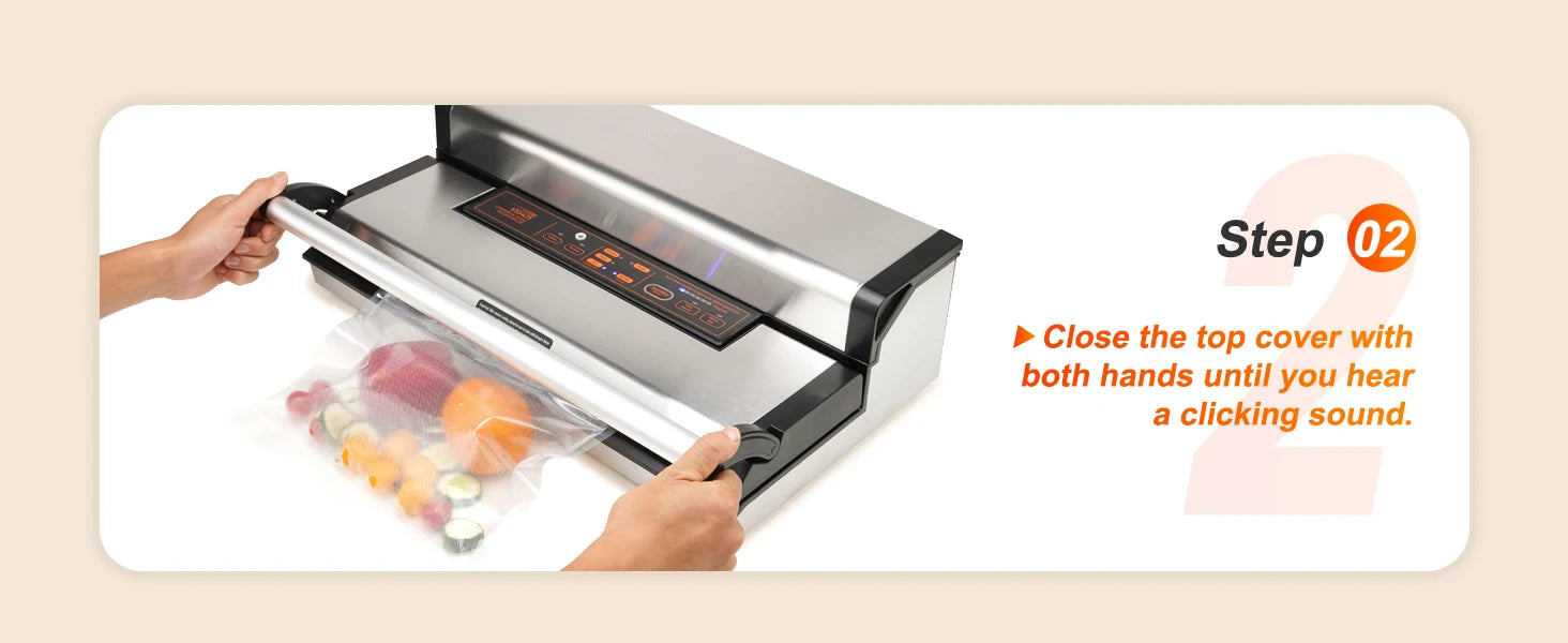 Commercial Vacuum Sealer Machine with Cutter & Bag Storage