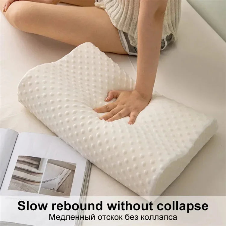 Long Pillow Memory Foam Bedding Pillow Neck Protection Slow Rebound Shaped Maternity Pillow For Sleeping Orthopedic Pillows