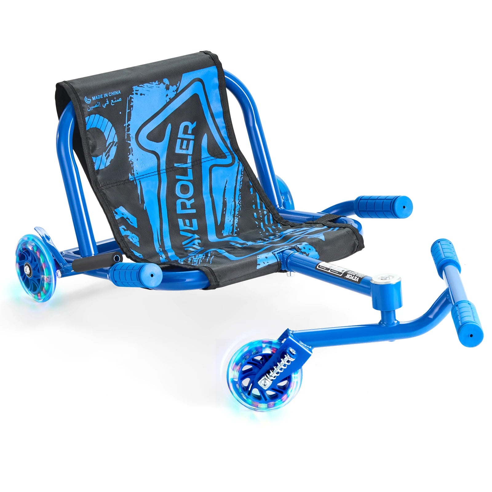 SucceBuy 132/198 lb Jízdní koloběžka Swing ze strany na stranu poháněná pohybem Zig-Zag, sportovní hry, driftovací hračky pro děti, dárky