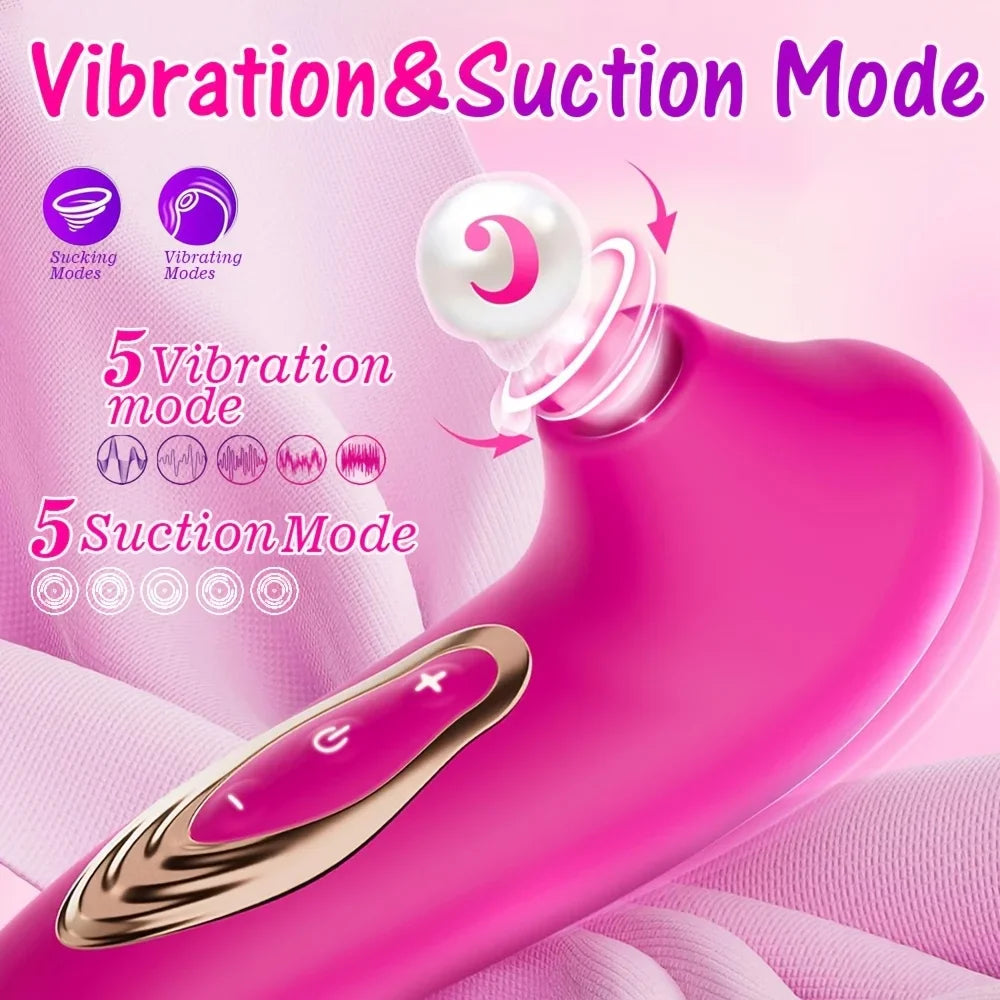 Kadınlar için Güçlü Oral Emme Vibratörü