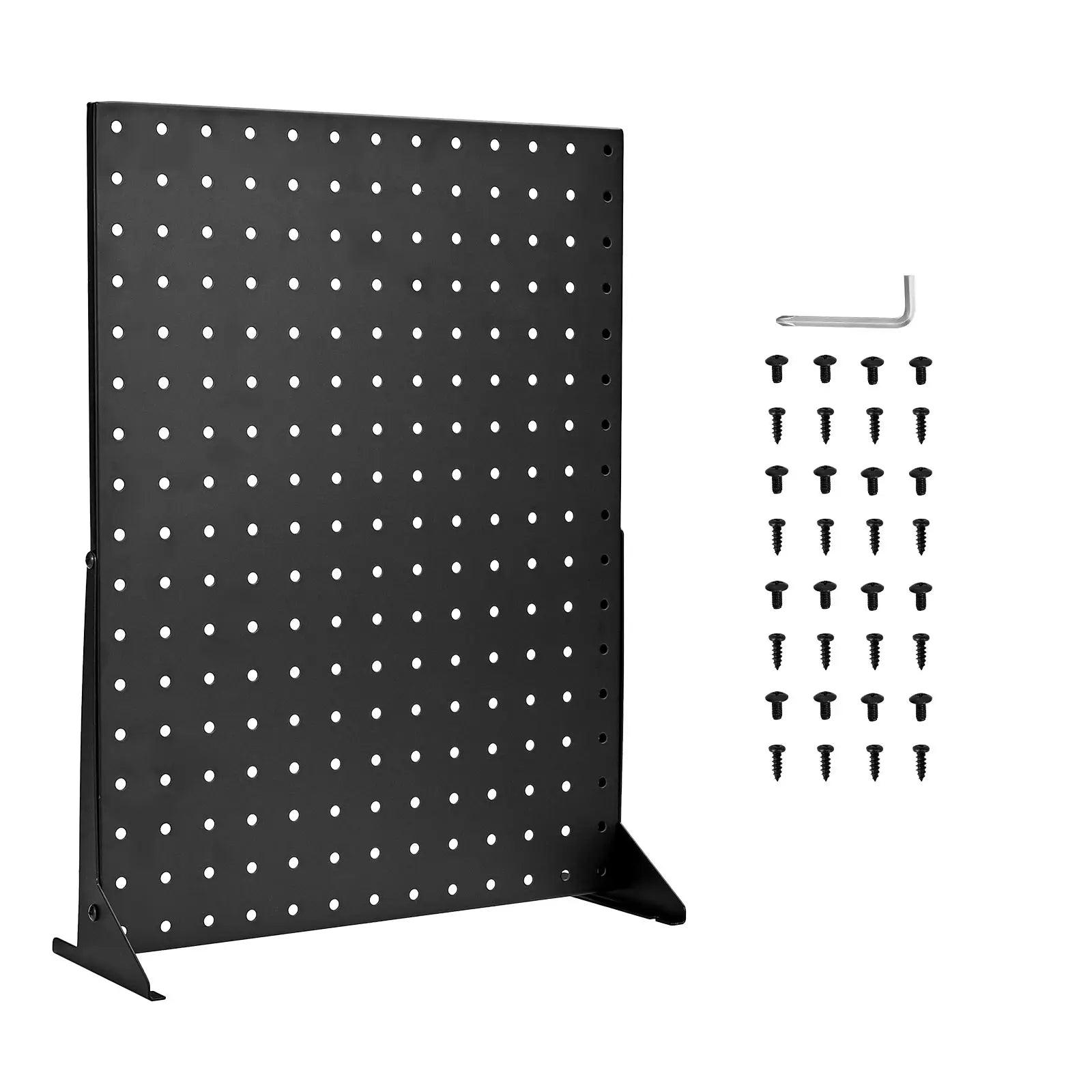 4PCS Tabletop Pegboard Display Stand 17x13in Steel Organizer