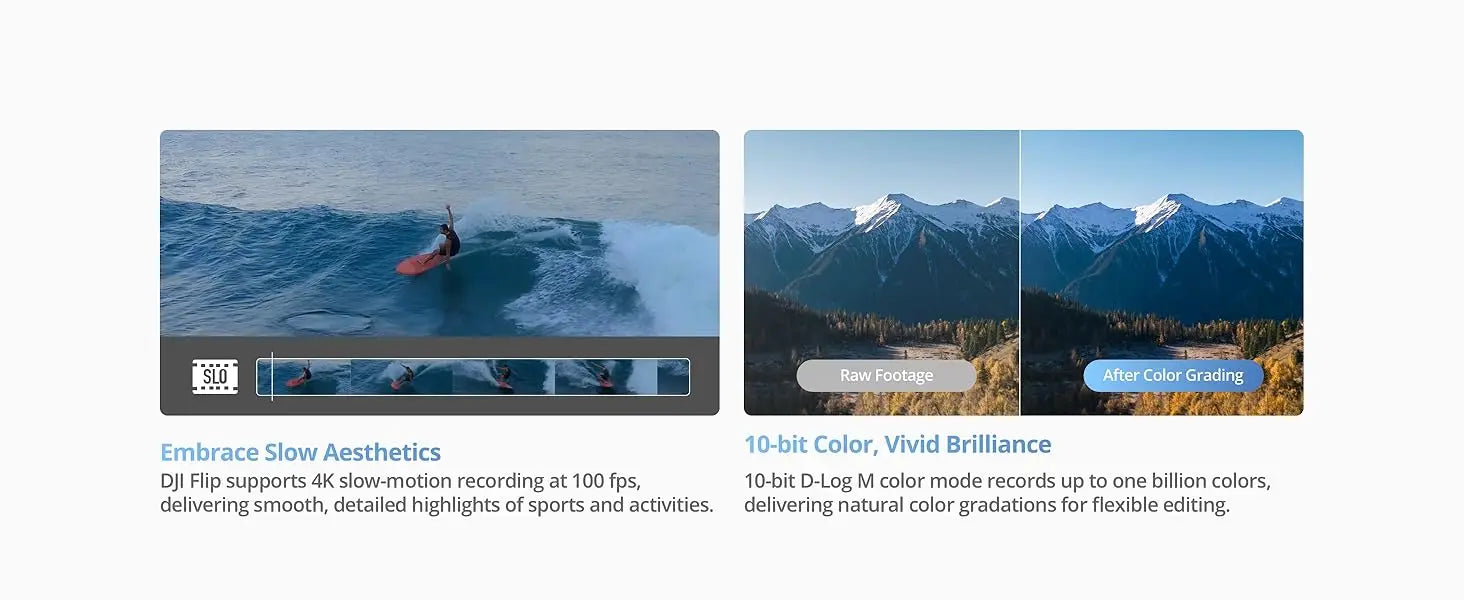 DJI Flip Camera Drone with 4K Stabilized Flight