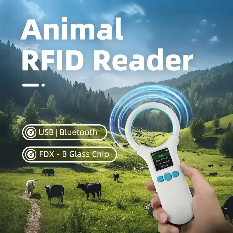 FW91A Animal RFID Microchip Reader - USB/Bluetooth
