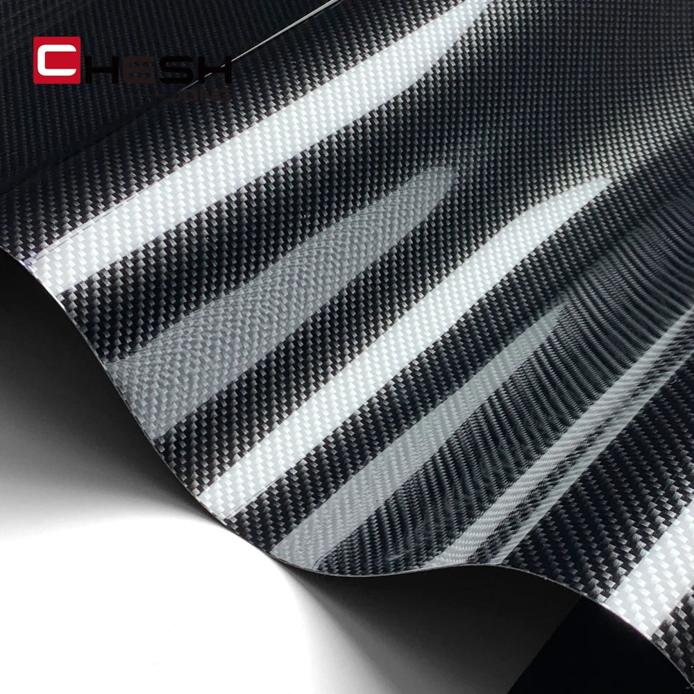 Carbon Fiber Vinyl Wrap Film 1.45m x 2m Glossy Black