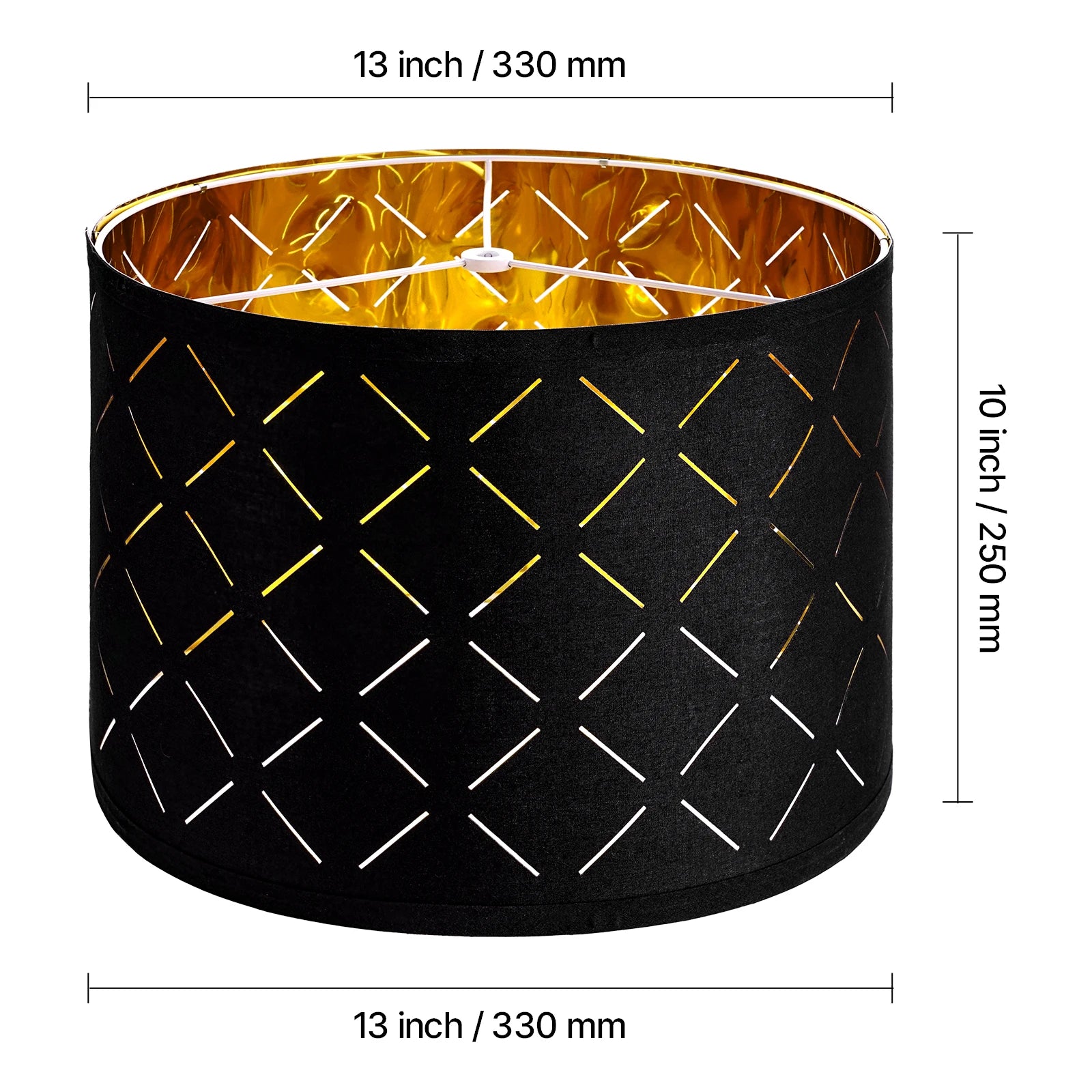 Medium Linen Drum Lamp Shade Replacement for Table Floor Lamps
