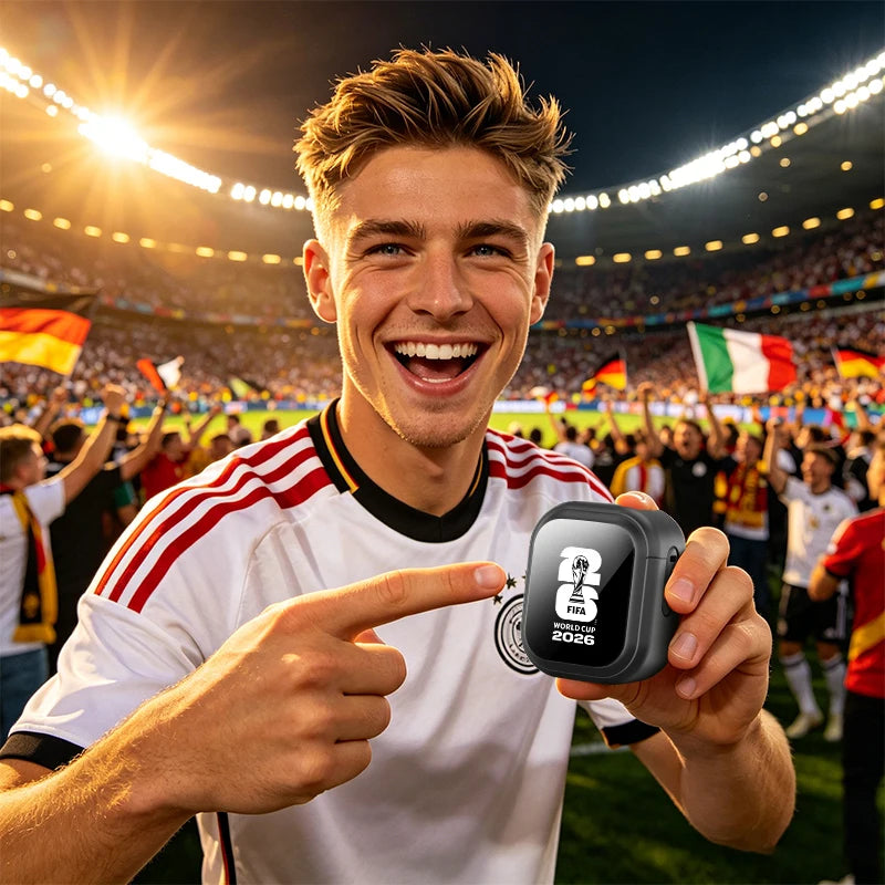 FIFA-F26E01 TWS Wireless Earbuds Bluetooth 6.0 ENC Noise Cancelling 42H Battery IPX5 Waterproof 30ms Low Latency HiFi Stereo Gaming Headphones with Mic