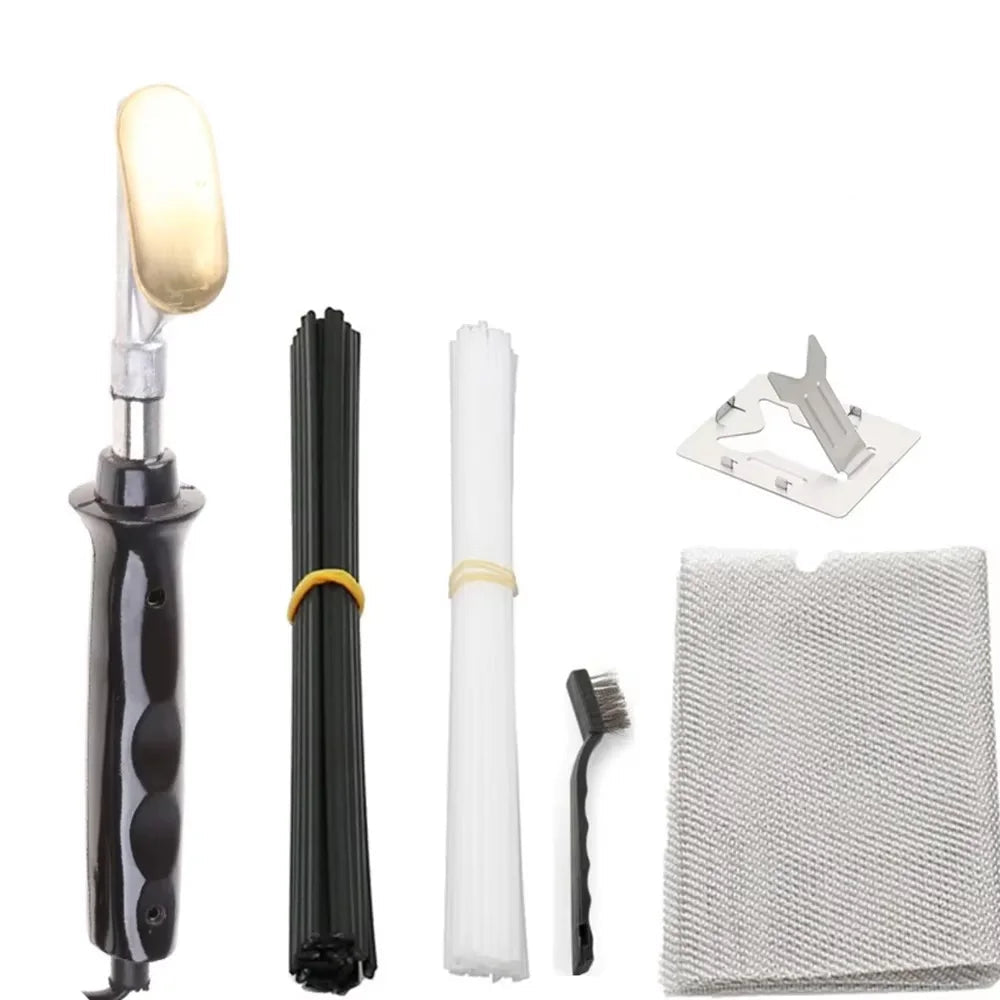 Plastic Welder Gun Welding Machine with Soldering Iron for PVC/Plastic Staple Repair, Car Bumper Repair Tools