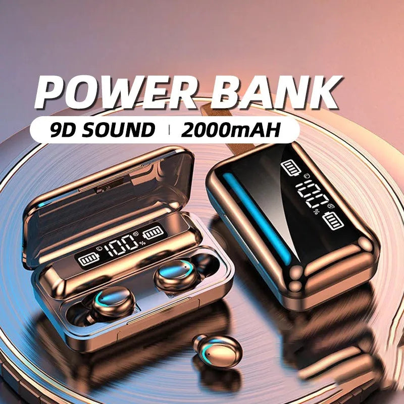 F9-5 True Wireless In-Ear Earbuds with Charging Case