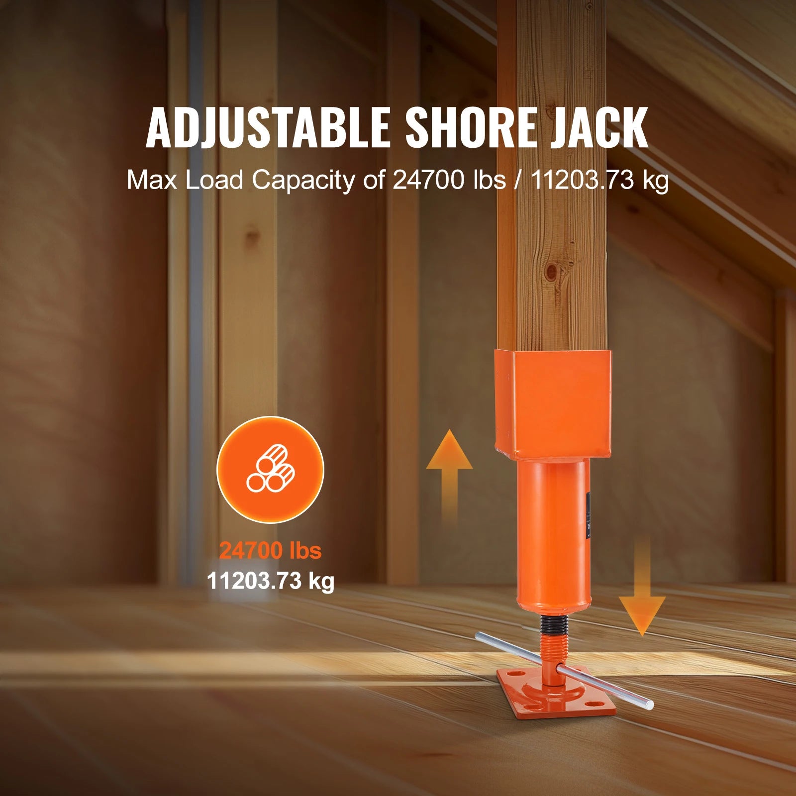 Adjustable Screw Jack Post 24700 lb House Floor Support Jack