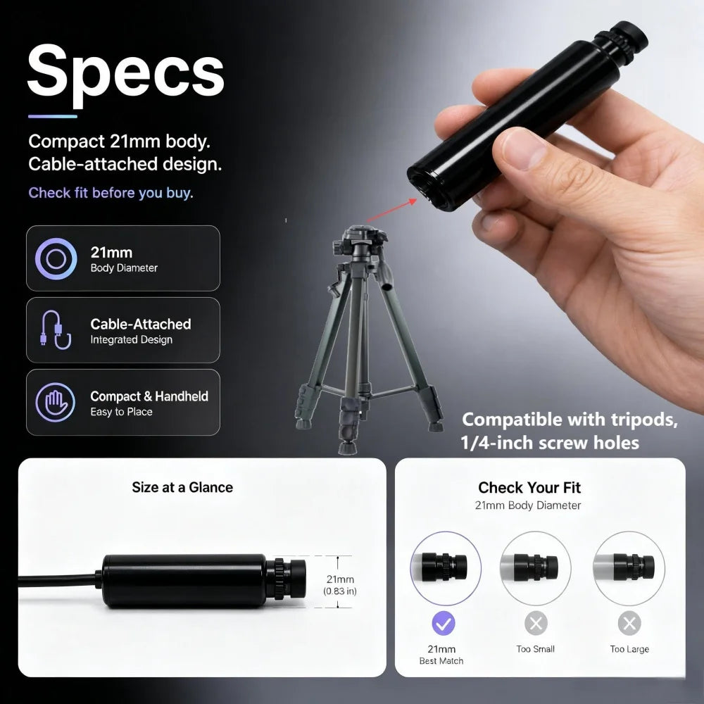 5MP PoE WiFi Mini Bullet Camera with 6x Digital Zoom