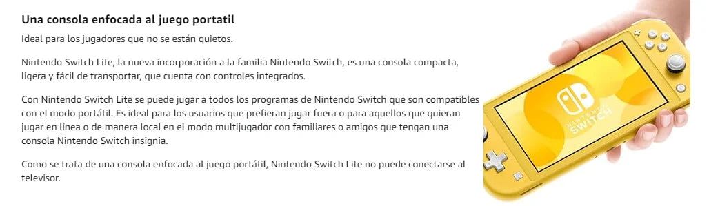 Nintendo Switch Lite hordozható konzol – 32GB kompakt játékrendszer