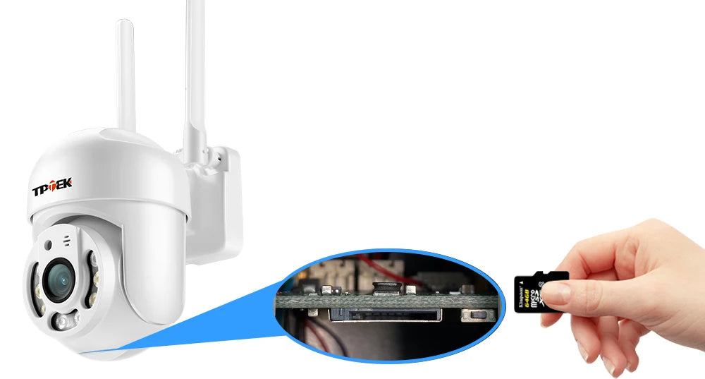 Caméra IP WiFi PTZ 4MP avec Vision Nette en Couleur