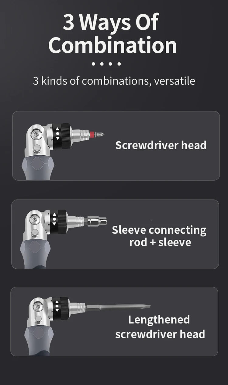 Magnetic Ratchet Screwdriver Kit - Set Options