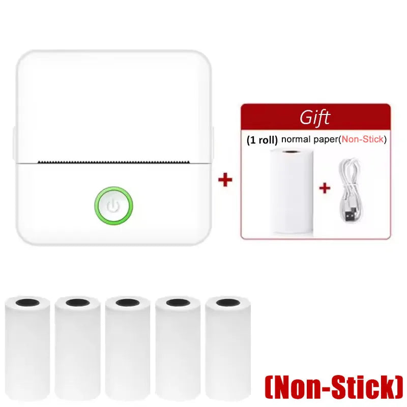 X6 Mini Taşınabilir Mürekkepsiz Etiket ve Fotoğraf Baskısı için Termal Yazıcı