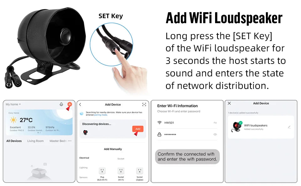 Smart WiFi Home Security Alarm System Kit with 120dB Siren