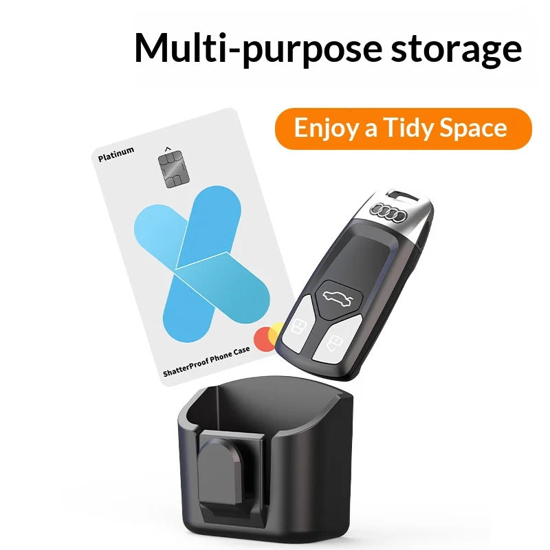 Black Car Key & Card Storage Organiser
