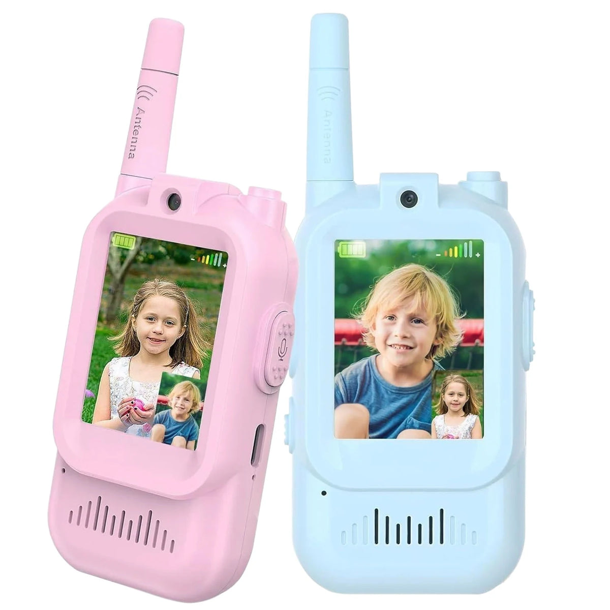 Talkies-walkies vidéo rechargeables, paire