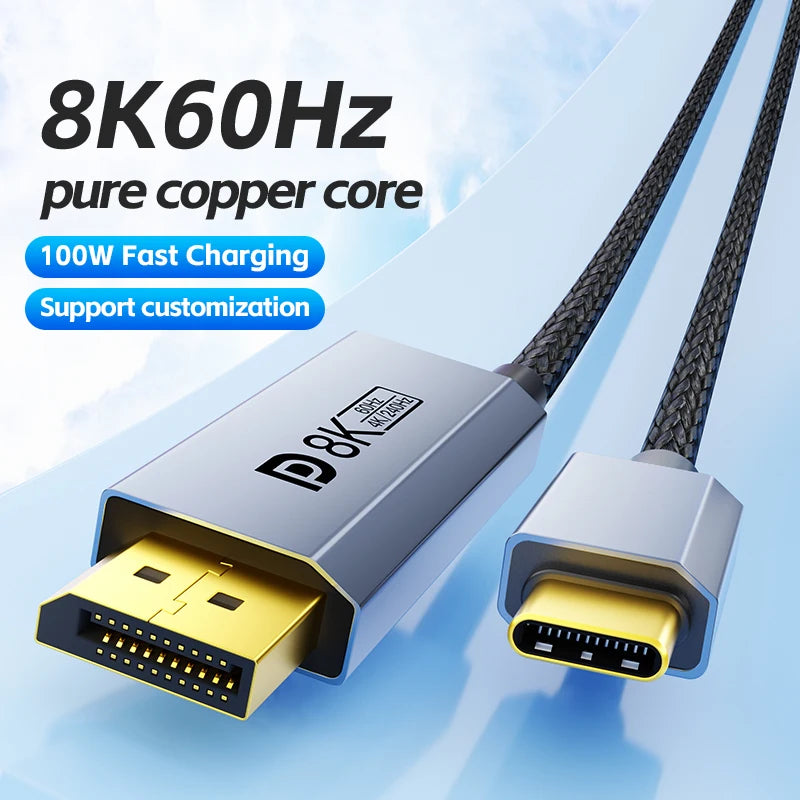 USB-C and DisplayPort Video Cable, Multiple Versions