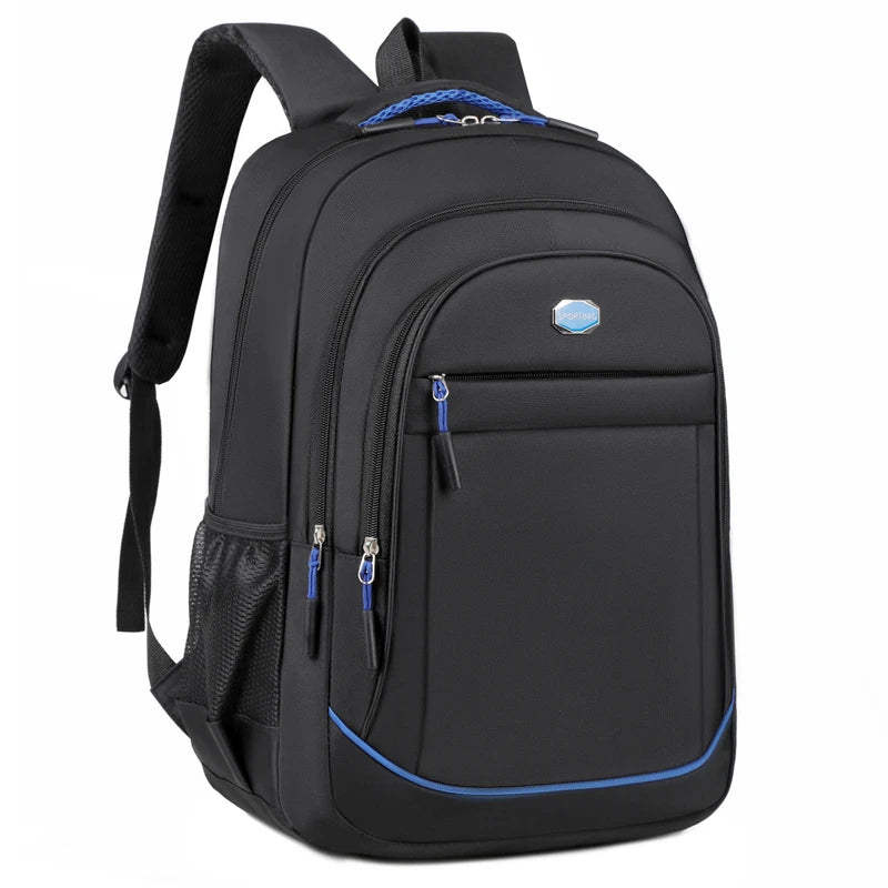 Mochila de viagem em tecido Oxford com compartimento para portátil
