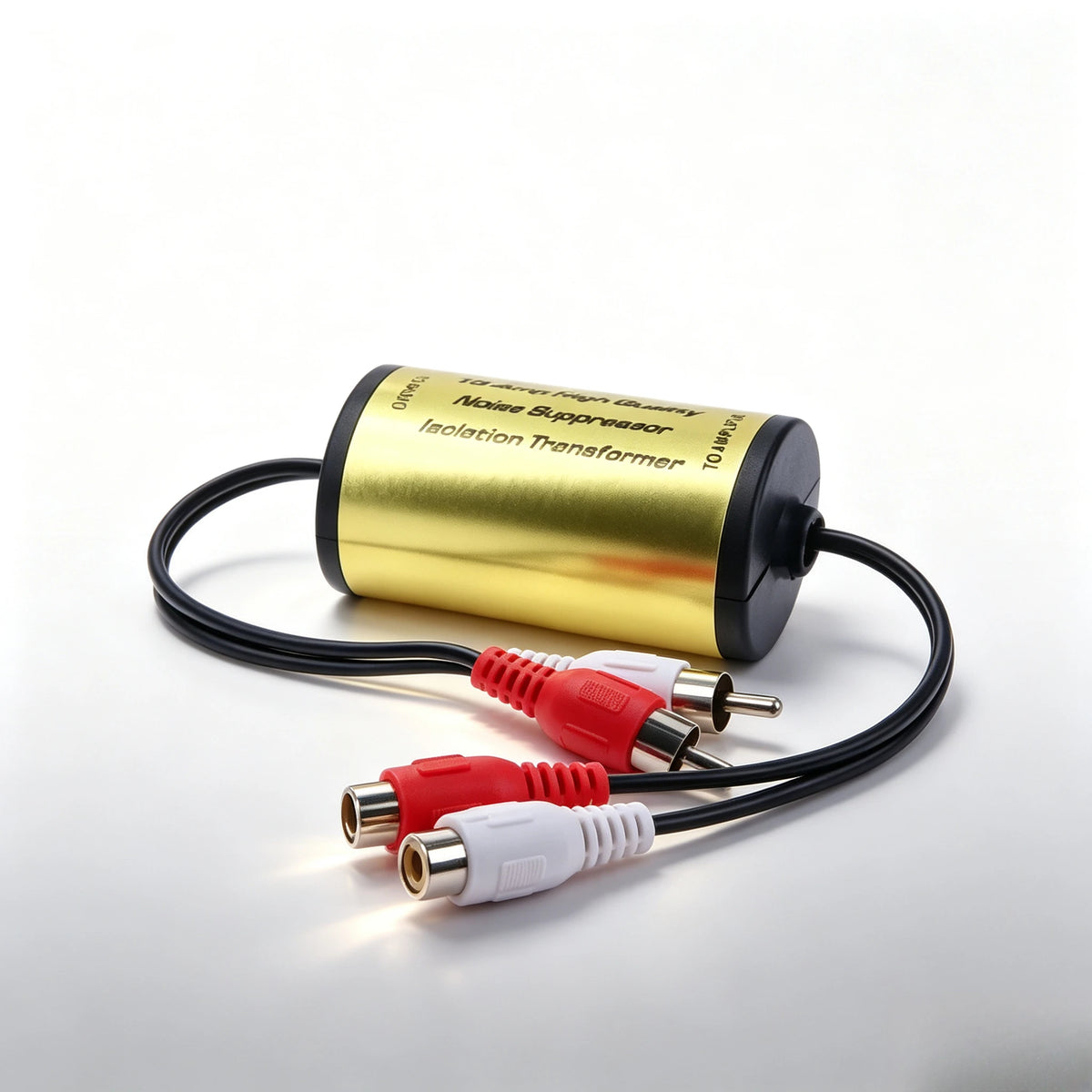 RCA Ground Loop Isolator - Audio Noise Filter
