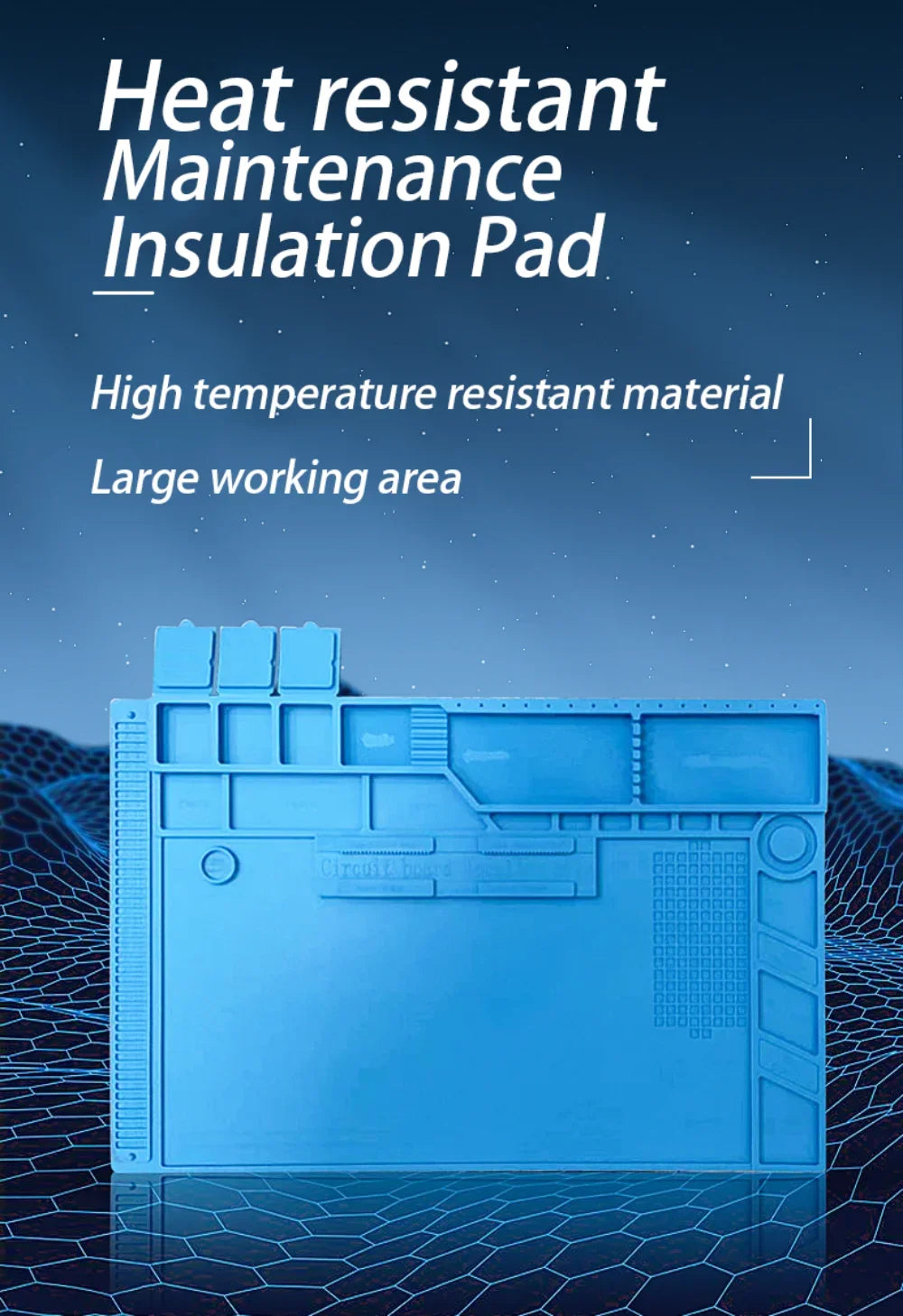 Silicone Electronics Repair Mat, Magnetic & Plain Options